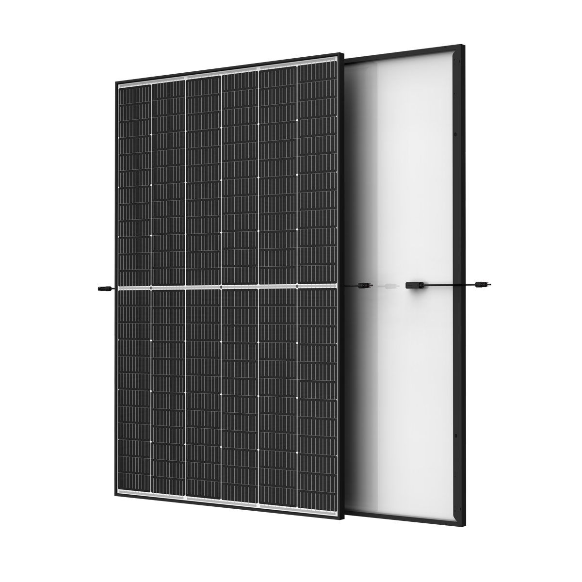 440W Trina Vertex S+ glass glass solar module BLACK FRAME
