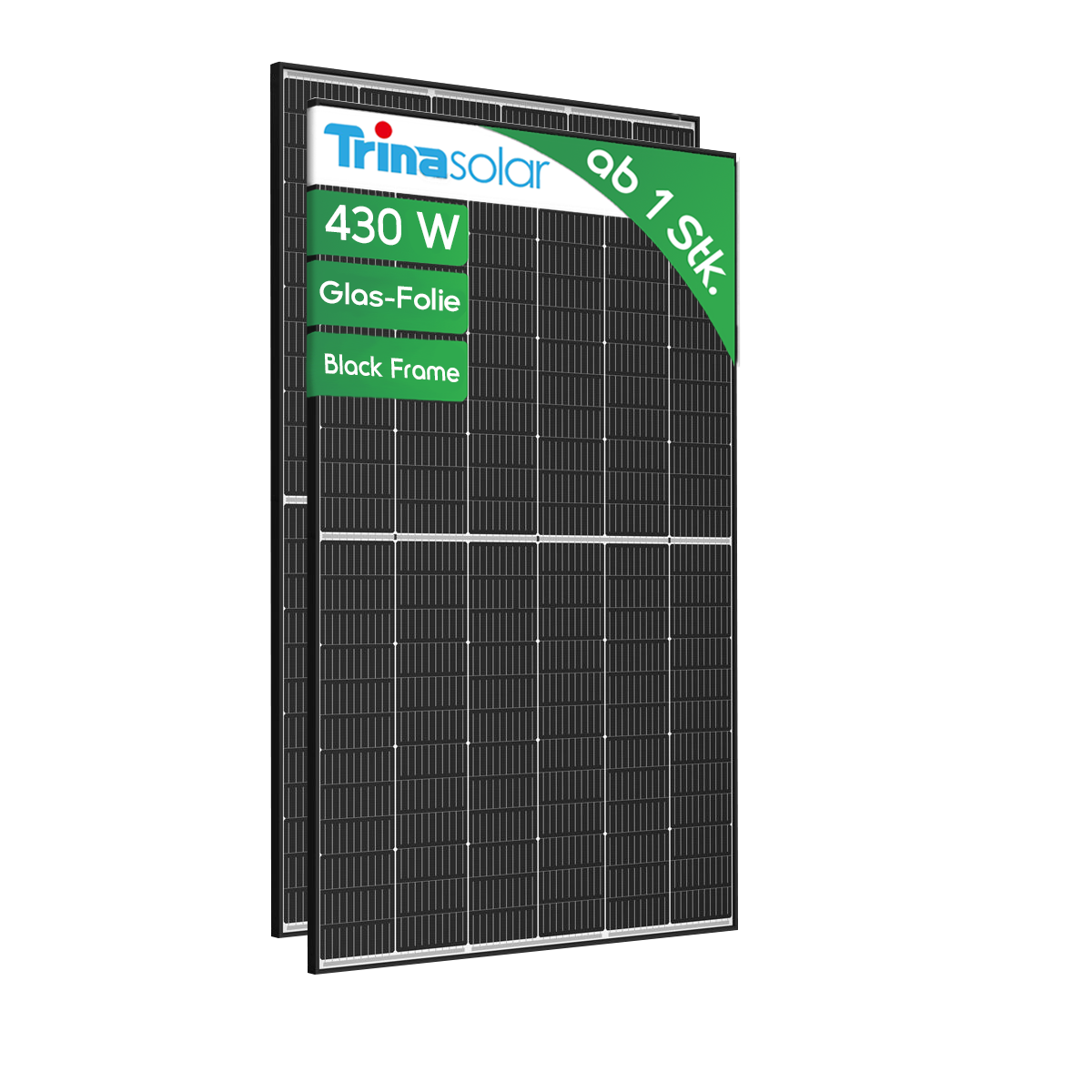 430W Trina Vertex S zonnemodule ZWART FRAME