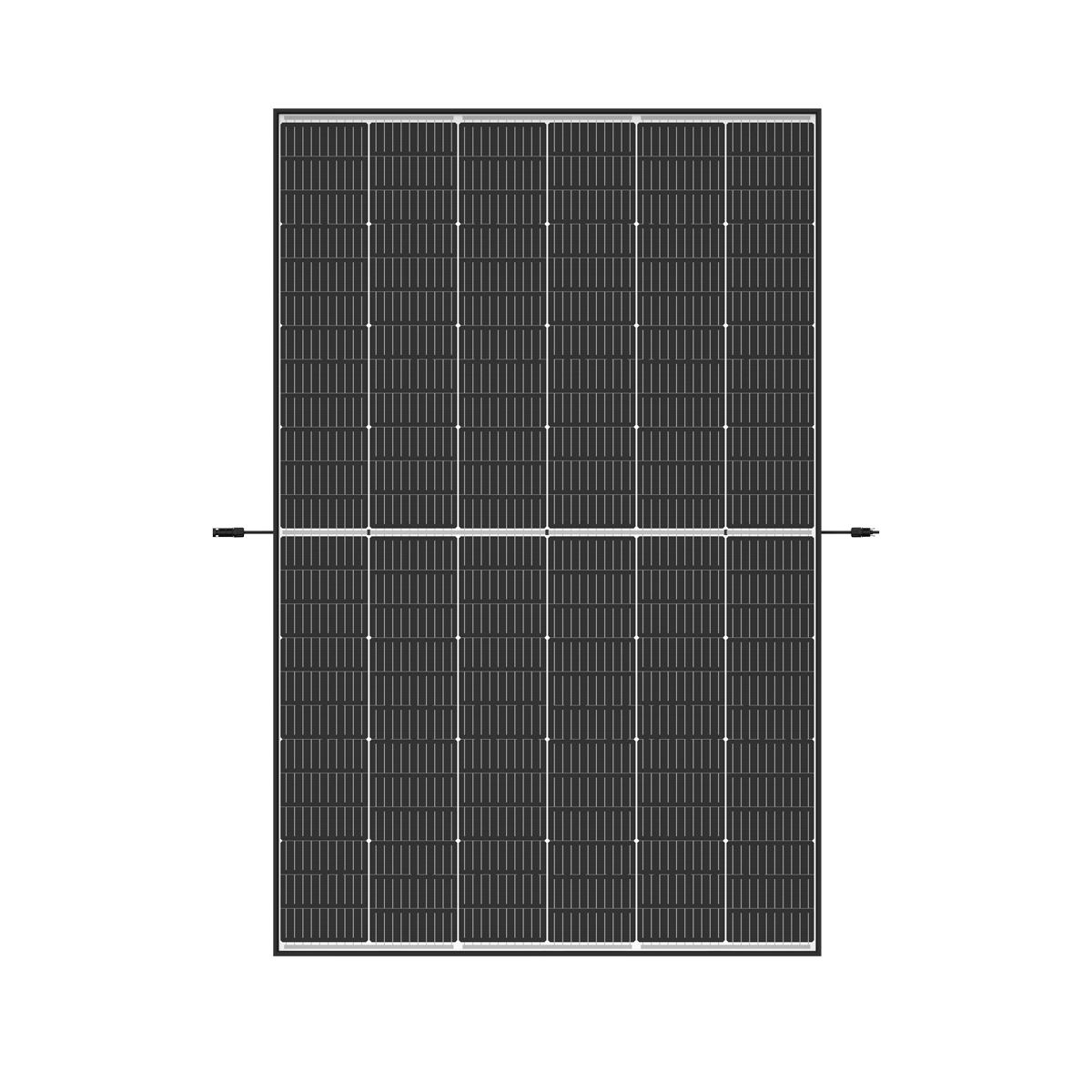440W Trina Vertex S+ glass glass solar module BLACK FRAME