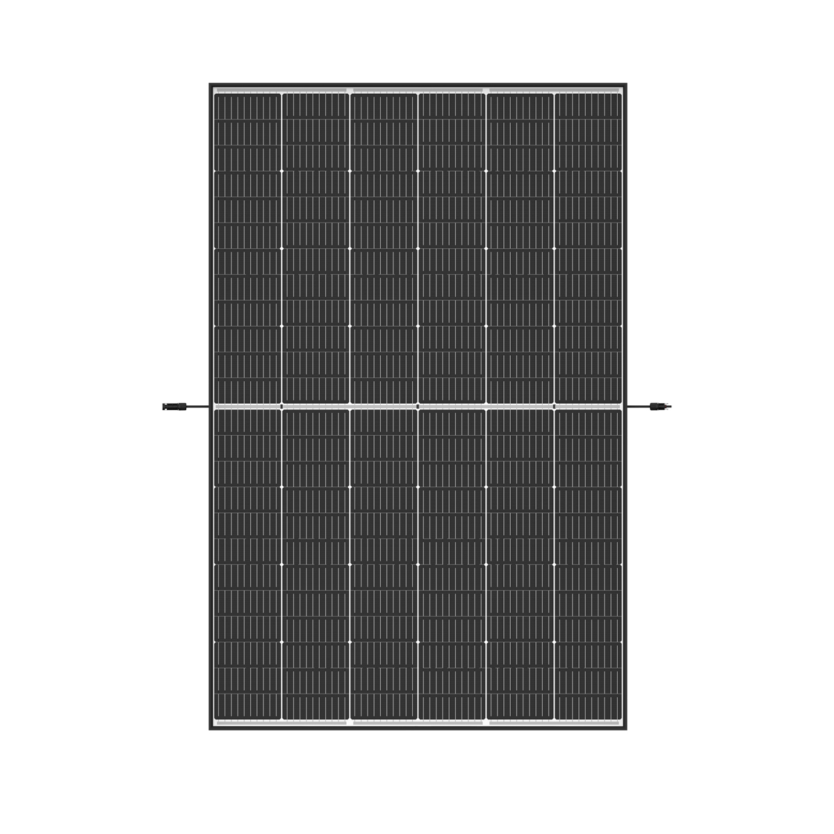 450W Trina Vertex S+ verre verre panneau solaire BLACK FRAME