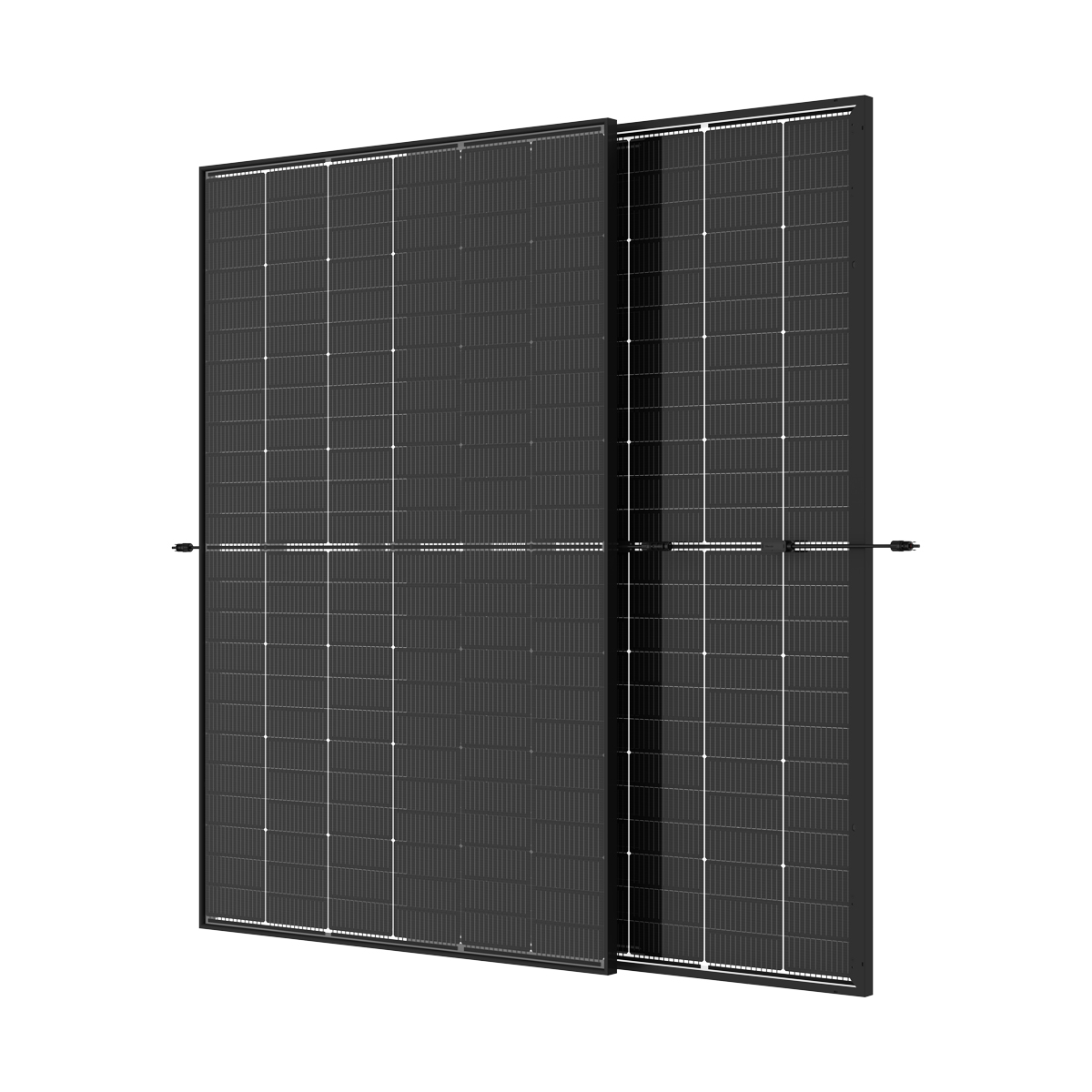 435W Trina Vertex S+ Bifacial zonnemodule met glas ZWART FRAME